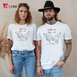 Together Since May 7 2018 Valentine's Day Couple Shirt